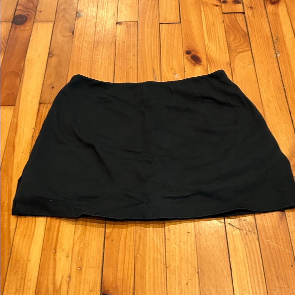 Black Women's Skirt with undershorts - Classic Stretch Mini